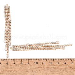 Grandi pendenti in ottone con micro pavé di zirconi chiari&nbsp;CU-CBAEC99-02G