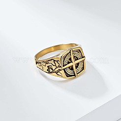 Anillos de dedo de acero inoxidable quirúrgico 316L para hombres&nbsp;FS-WGFC20E-10