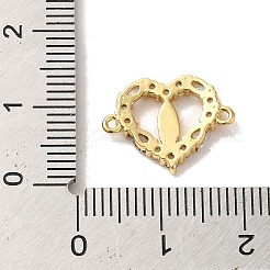 Verbindungsanhänger mit durchsichtigem Zirkonia-Pavé aus Messing&nbsp;KK-M278-02A-G