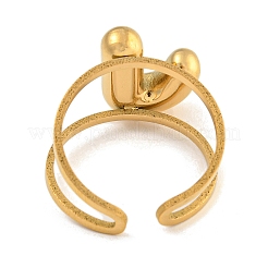 Anello in acciaio inossidabile 304&nbsp;RJEW-L125-02G-10
