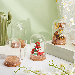 4 Set transparente Glasglocken-Vitrinen&nbsp;AJEW-PH0011-24B