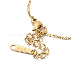 Ionenplattierung (IP) 304 Edelstahl ovales Gliederkettenarmband für Frauen&nbsp;BJEW-G667-08G
