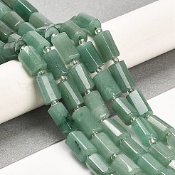 Natürlichen grünen Aventurin Perlen Stränge&nbsp;G-G068-A33-01