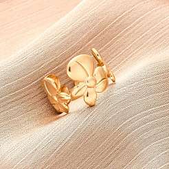 Anelli polsini in acciaio inossidabile 304&nbsp;RJEW-D306-25G