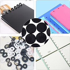 12 disco raccoglitore ad anelli in plastica per fogli mobili&nbsp;DIY-CP0010-97A