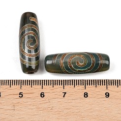Abalorios de Dzi de estilo tibetano&nbsp;TDZI-E004-49