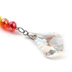 Chakra hoja cristal suncatcher radiestesia péndulo colgantes&nbsp;PALLOY-JF00461-01
