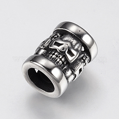 304 Edelstahlperlen&nbsp;STAS-F144-045AS