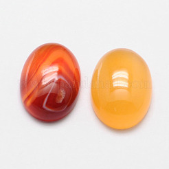 Oval natürlichen Karneol cabochons&nbsp;G-K020-14x10mm-05