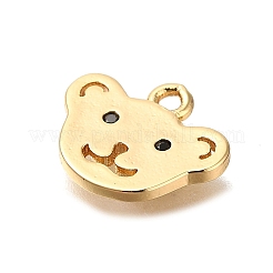 Colgante micropavé cubic zirconia de latón&nbsp;KK-M301-01G