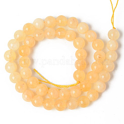 Cuentas de cuarzo natural hebras&nbsp;G-R479-8mm-08