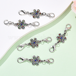 Décorations de pendentif en alliage 5pcs&nbsp;HJEW-YW00135
