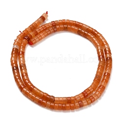 Chapelets de perles en aventurine rouge naturelle&nbsp;G-Z110-A10-2x4mm-03