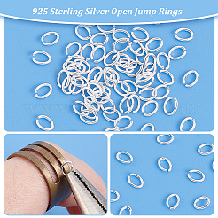 70 Stück 925 offene Biegeringe aus Sterlingsilber&nbsp;STER-PH0001-85