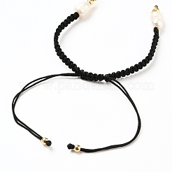 Fabrication de bracelet de perles tressées en fil de nylon réglable&nbsp;AJEW-JB00791-03
