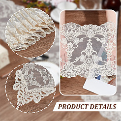 Caminos de mesa de encaje de poliéster&nbsp;AJEW-WH0248-533A