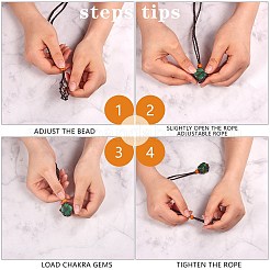 3 stücke 3 stil natürliche gemischte stein perlen stretch armbänder set&nbsp;DIY-SZ0007-03