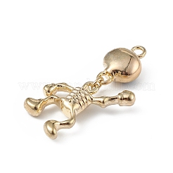 Pendenti smaltati in lega di halloween&nbsp;PALLOY-K001-01LG