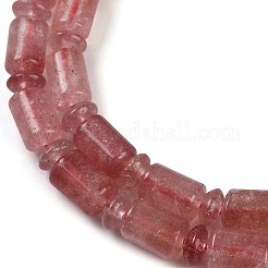 Fragola naturale perle di quarzo fili&nbsp;G-M420-C04-02