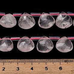Natürlichen Rosenquarz Perlen Stränge&nbsp;G-C292-A04-01