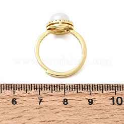 Einstellbare messing micro pave zirkonia fingerringe&nbsp;CU-CBABA66-06G