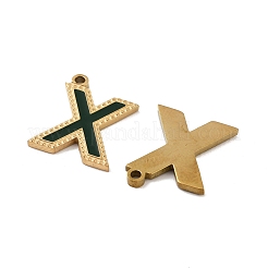 Pendentifs en acier inoxydable 316 avec placage ionique (IP)&nbsp;STAS-U014-28G-24