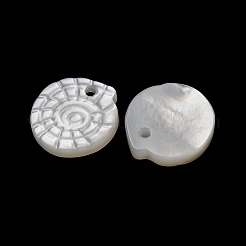 Natürliche weiße Muschel Anhänger&nbsp;SH-CBA2978-24