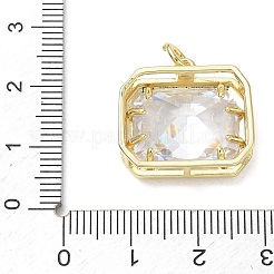 Pendentifs en zircone cubique clair en laiton&nbsp;KK-CBA56EF-36A-G