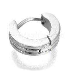 Personalisierte Unisex-Creolen aus 304 Edelstahl&nbsp;EJEW-G120-37A