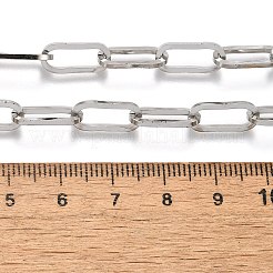 Anlaufgeschützte Unisex-Halsketten aus 304er Edelstahl mit Büroklammern&nbsp;NJEW-H215-02P