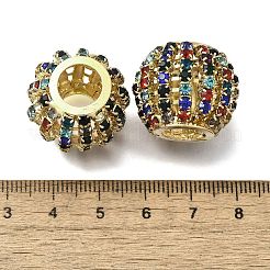 Strass Messingperlen&nbsp;KK-D295-08G-01