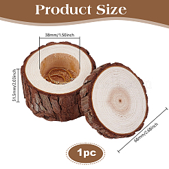 Schmuckkästchen aus Holzstumpf&nbsp;CON-WH0110-032