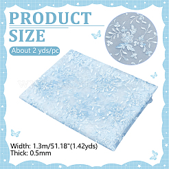 Tissu de broderie en gaze de polyester de 2 mètre&nbsp;AJEW-WH0314-522B