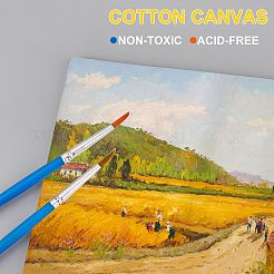 Panneaux de toile de peinture en bois et coton&nbsp;DIY-NB0001-71C-01