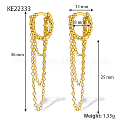 925 Sterling Silber Reifen Ohrringe&nbsp;BK6776-1