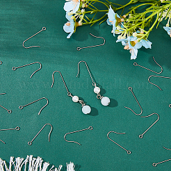 300 crochet de boucle d'oreille en acier inoxydable chirurgical 316&nbsp;STAS-DC0011-38