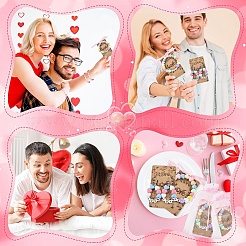 Valentinstag-Armbänder-Bastelset&nbsp;DIY-YW0018-04