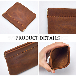 Monederos de cuero vintage con metralla&nbsp;AJEW-WH20020-450B