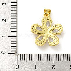 Gestell Messing micro ebnen Zirkonia Anhänger&nbsp;KK-G513-93G
