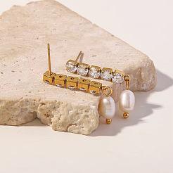 Boucles d'oreilles ovales en acier inoxydable 304&nbsp;BY7858