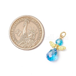 Pendentifs en verre plaquent&nbsp;PALLOY-JF03508-01