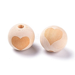 Unfertige Holzperlen&nbsp;WOOD-S036-07