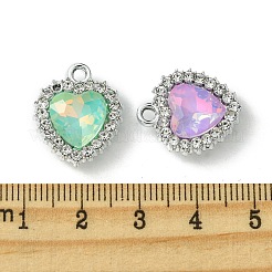 UV-beschichtete Legierung mit bunten Glas-Strass-Anhängern&nbsp;FIND-B039-05P