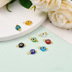 Handgefertigte Bunte Malerei Charms&nbsp;PALLOY-JF00539