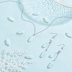Opalite Doppelterminal spitze Anhänger&nbsp;G-OC0004-05D