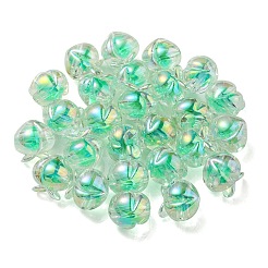 Placage uv perles acryliques irisées arc-en-ciel&nbsp;OACR-F004-02A