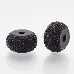 Perles de strass en résine &nbsp;RESI-T020-01B-01