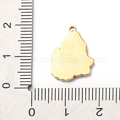 Weihnachten 304 Edelstahl Emaille Anhänger&nbsp;STAS-B112-02G-03