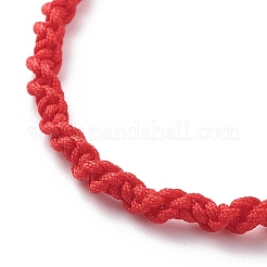 2 Stück 2 geflochtene Nylon-Schnurarmbänder&nbsp;BJEW-JB08806