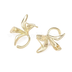 Blume Messing Ohrstecker Zubehör&nbsp;KK-F921-01G